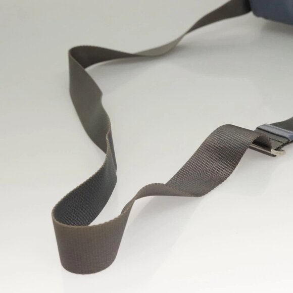 PRADA Shoulder Bag Nylon Blue Silver Auth - Picture 7 of 16